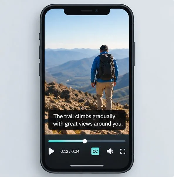 How to Add Readable Captions for Viewers Watching Without Sound