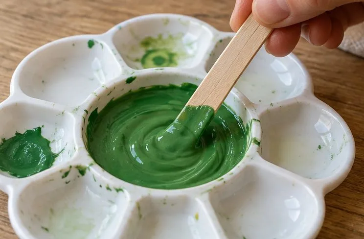 How to Make Washable Paint Less Watery for Stamping