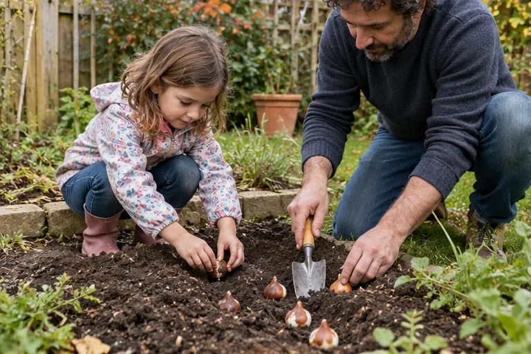 Jardim de outono com crianças: 4 tarefas simples antes da primeira geada