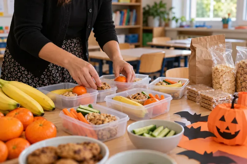 Lanches de Halloween na escola: como incluir crianças com alergias alimentares