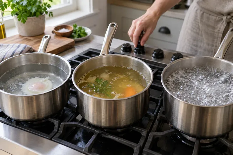 Simmering vs. Poaching vs. Boiling: How to Tell the Difference