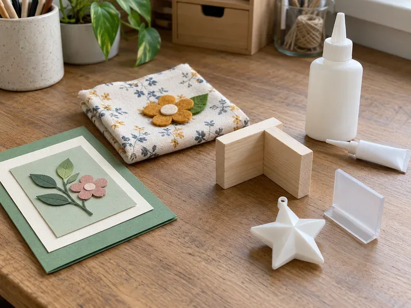 Which Glue Works Best for Paper, Fabric, Wood, and Plastic Crafts?