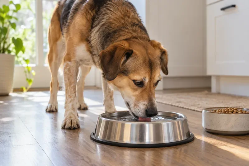 Why Does a Dog Drink More Water After a Diet Change?