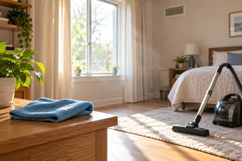 Why Does a Room Still Feel Dusty Soon After Cleaning?